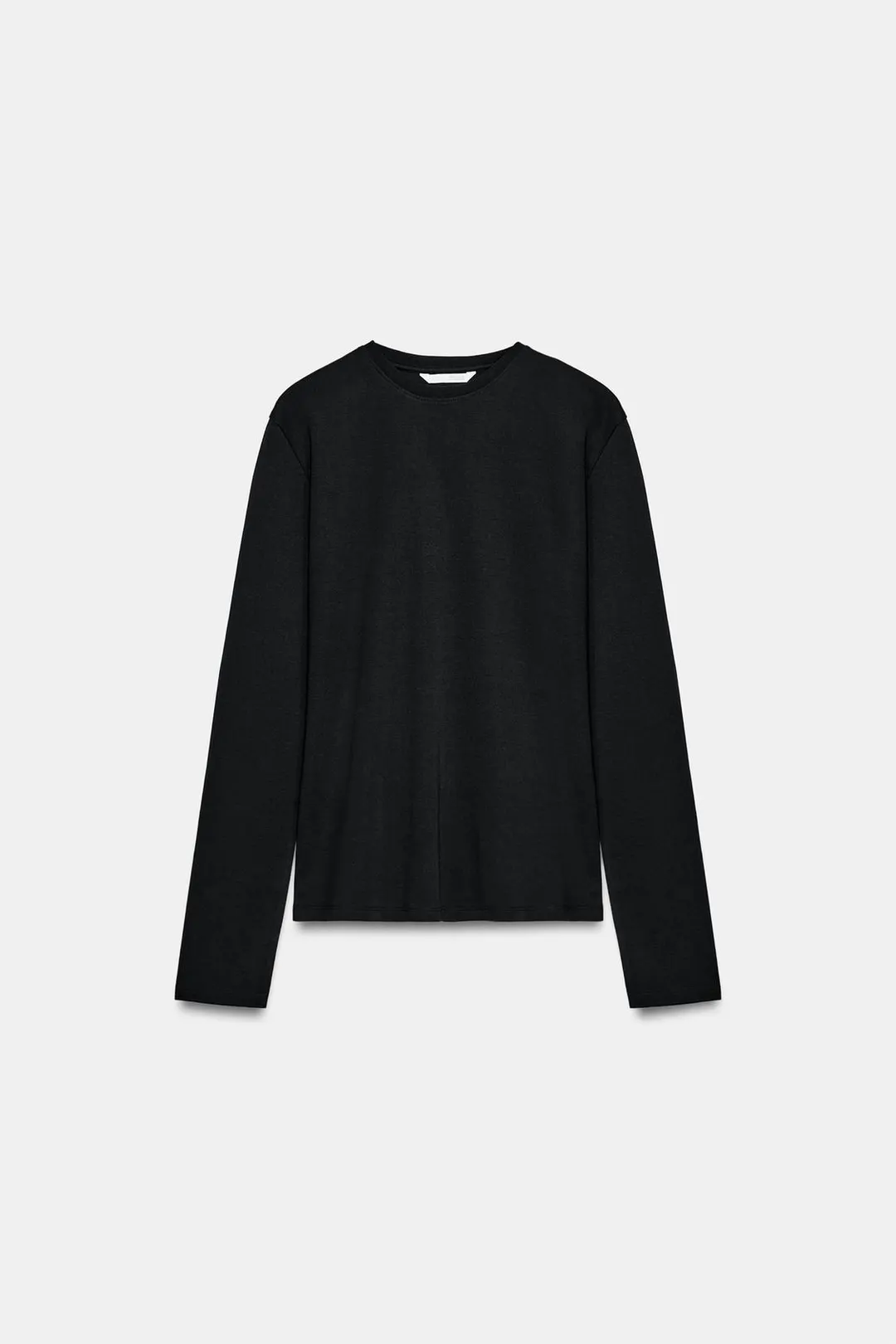 Футболка из интерлока с длинными рукавами, Zara