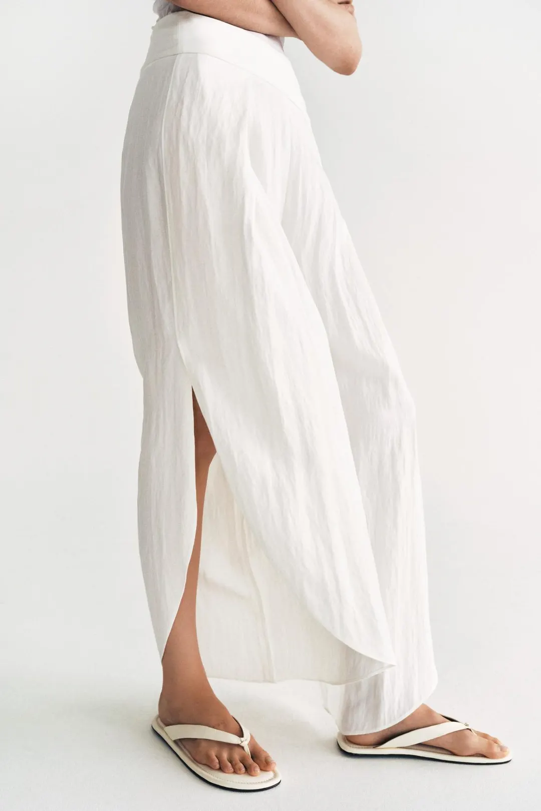 Брюки ZW Collection с разрезами, Zara