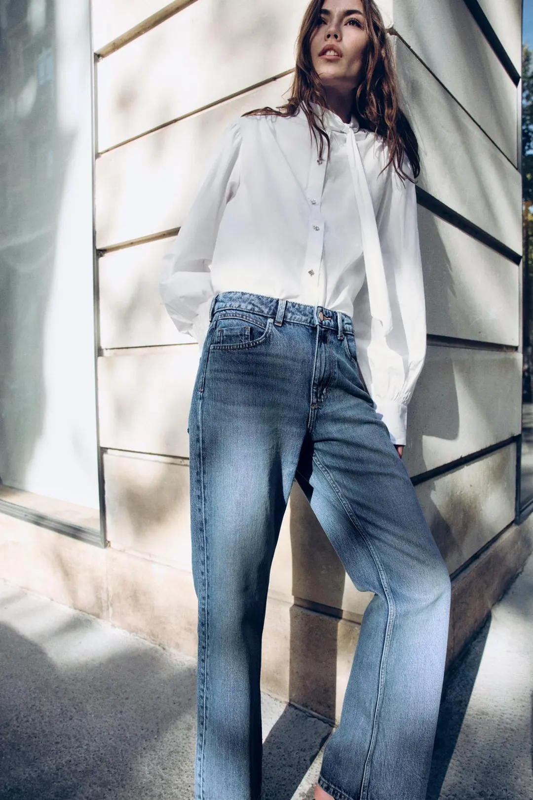 Рубашка с узлом, Zara