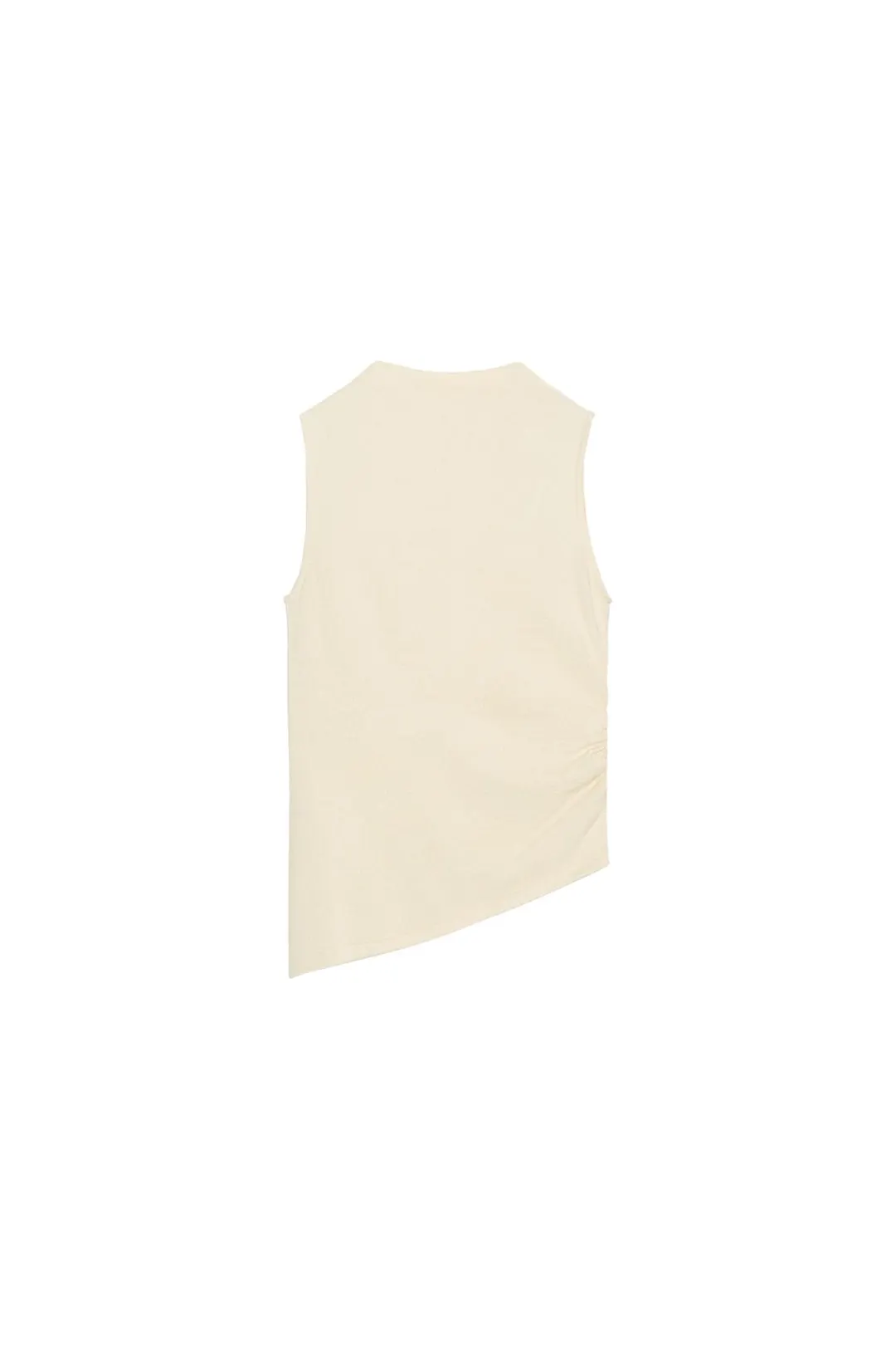 Топ с высоким воротником и сборками, Zara