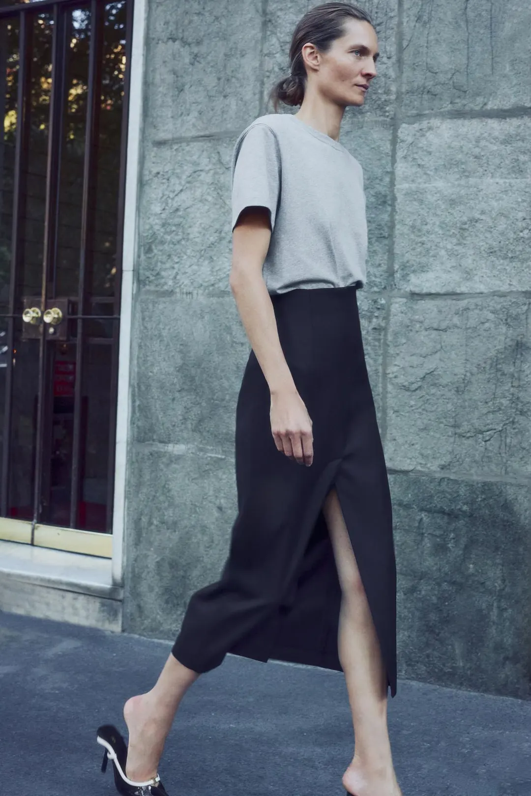 Юбка прямого кроя ZW Collection, Zara