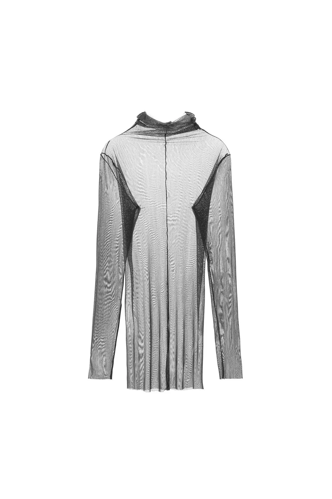 Топ из 100% шелка с высоким воротником, Zara