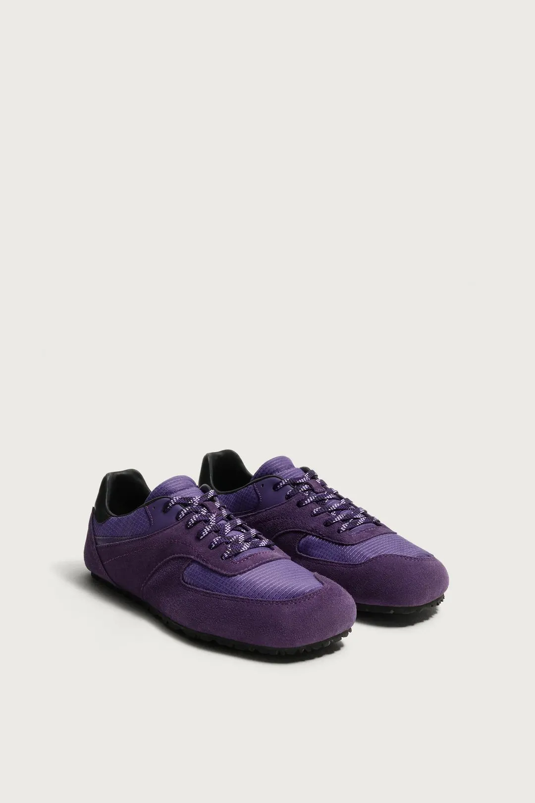 Кроссовки barefoot с кожаными деталями, Zara