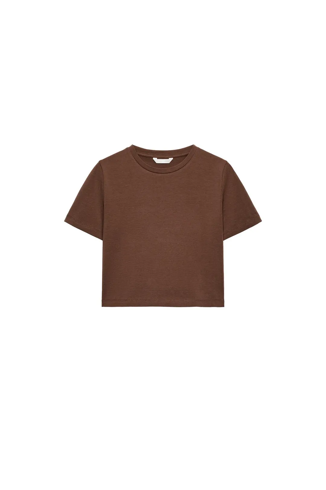 Укороченная футболка с короткими рукавами, Zara