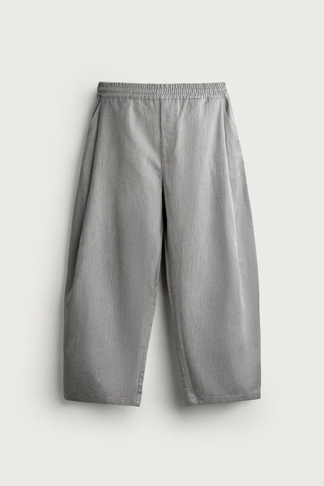 Брюки кроя баллон с боковыми складками, Zara