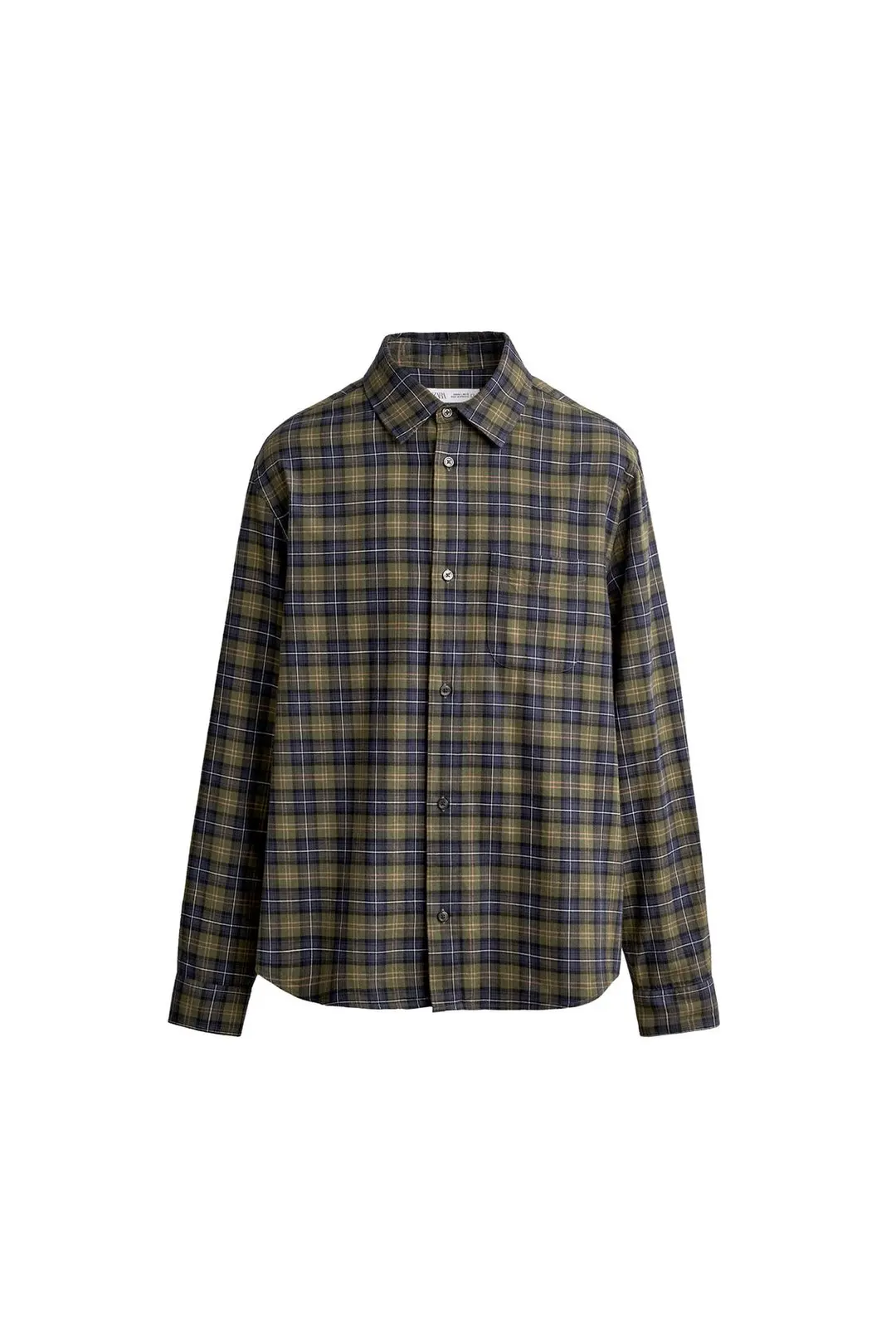 Фланелевая рубашка в клетку, Zara