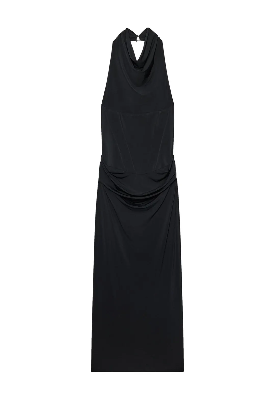 Платье-корсет с воротником халтер, Zara