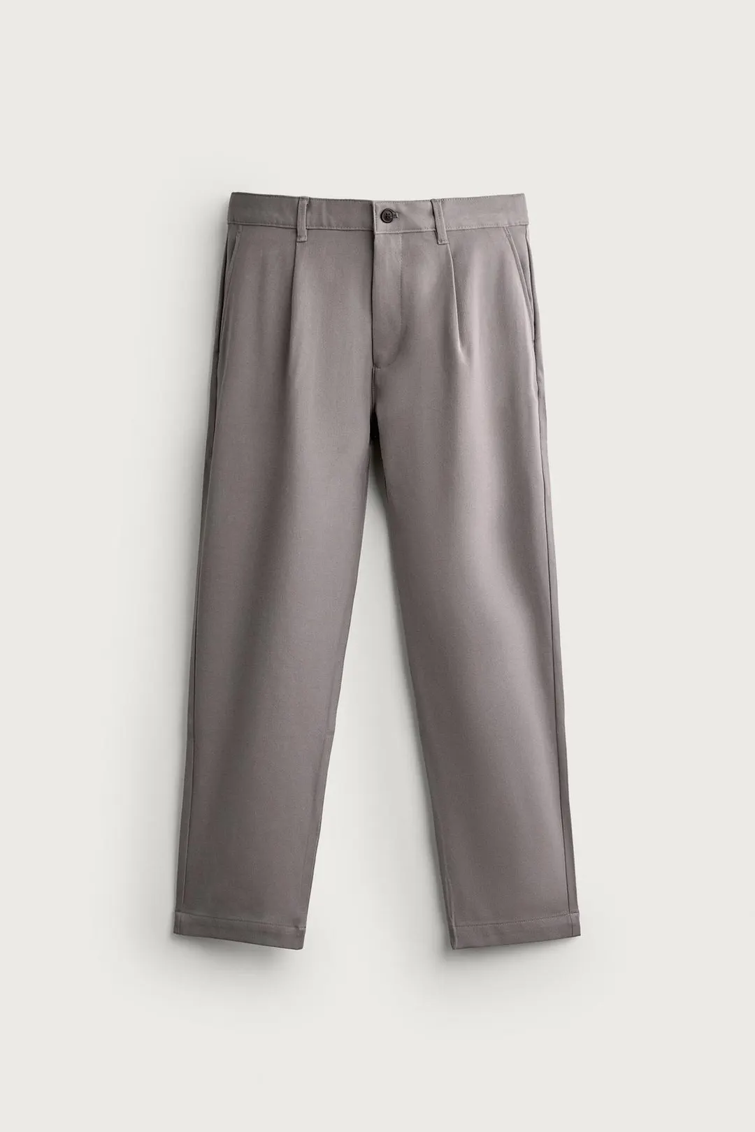 Брюки свободного кроя со складками, Zara