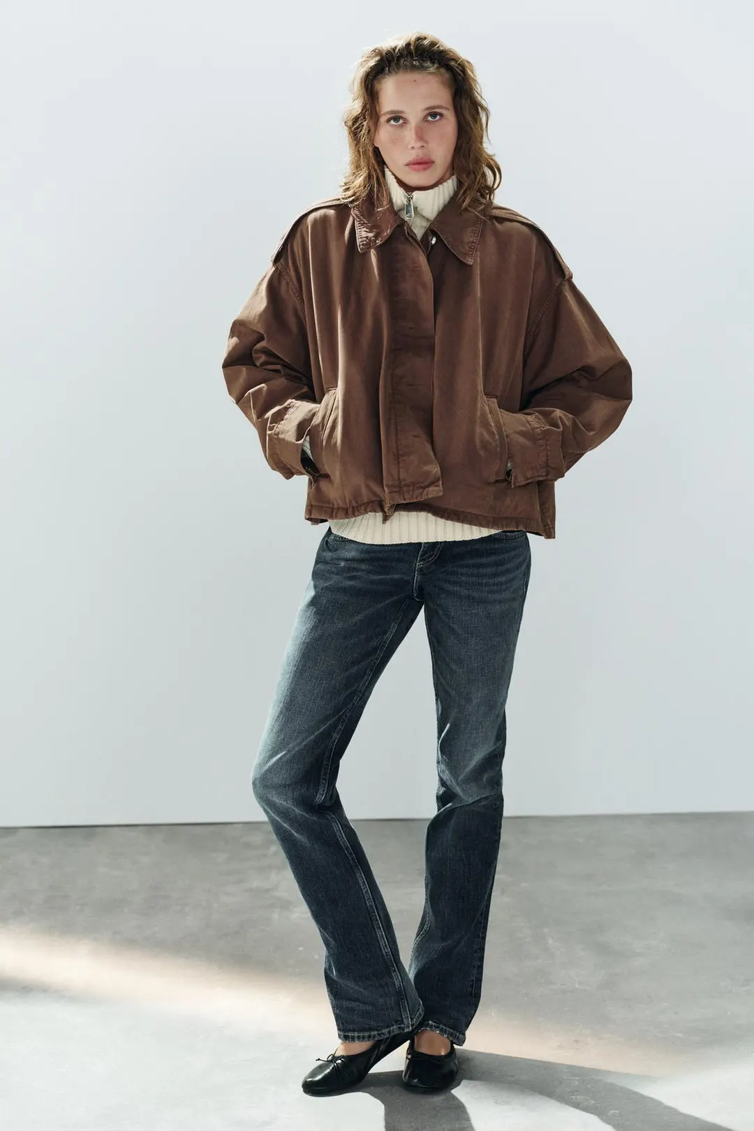 Куртка-накидка с хлястиками, Zara