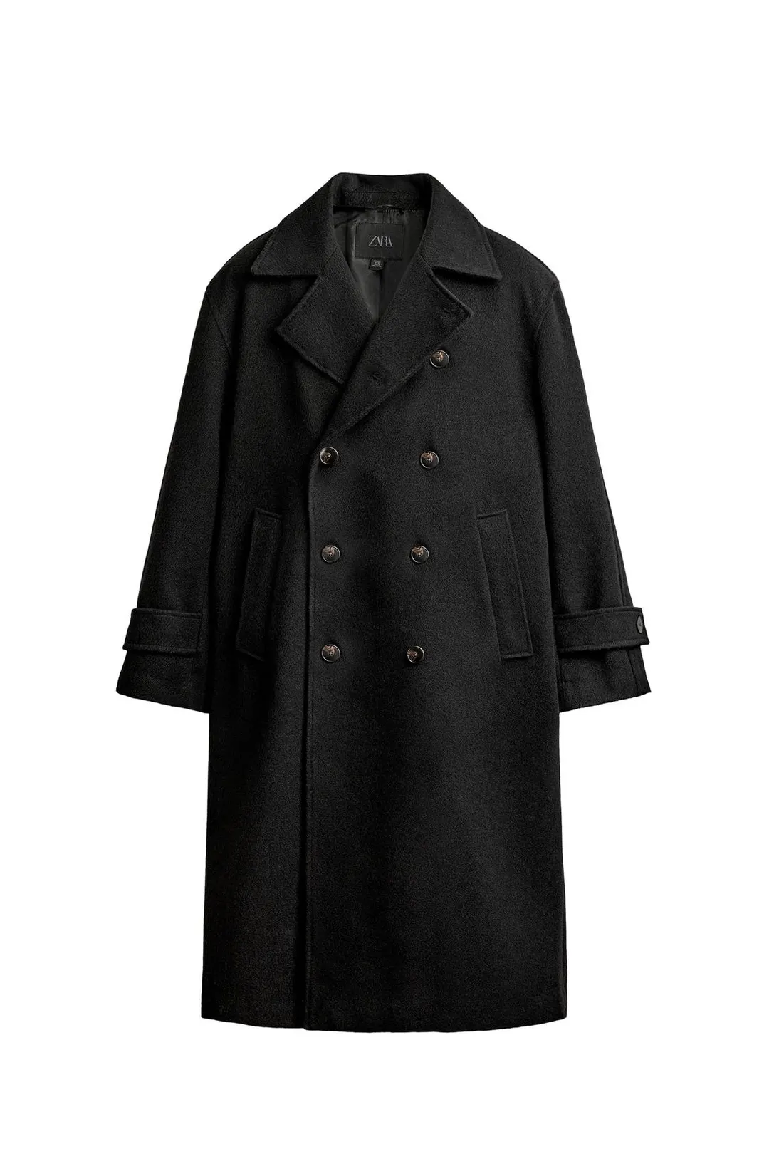 Пальто двубортное свободного кроя, Zara