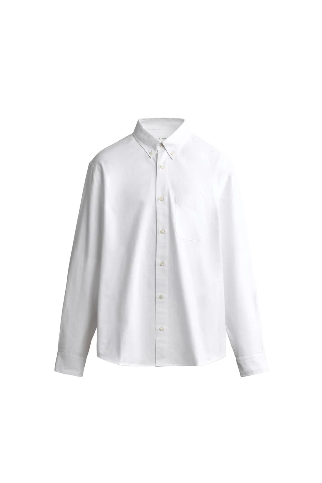 Рубашка фактурная оксфорд классического кроя, Zara