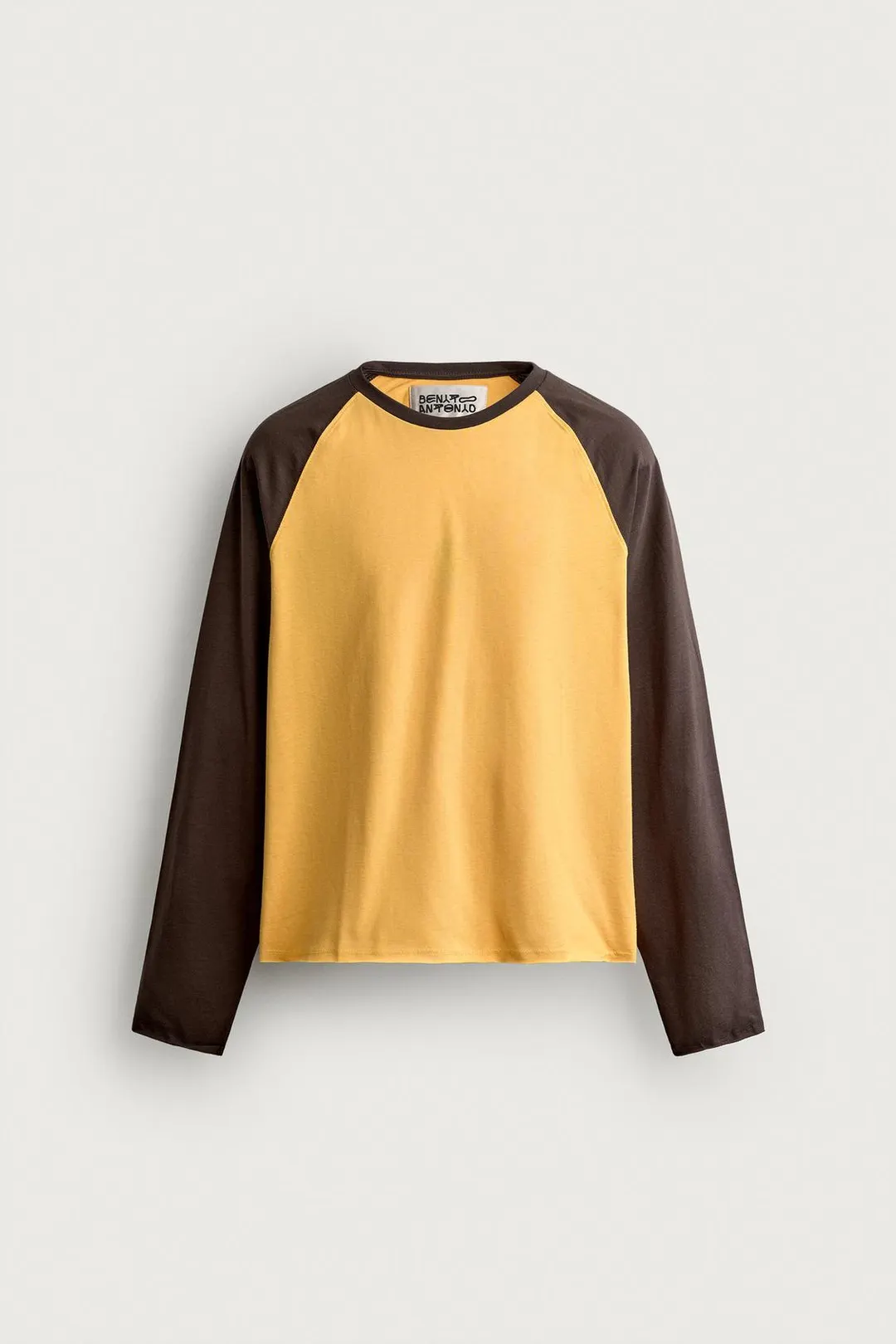 Футболка укороченная в стиле колор-блок, Zara