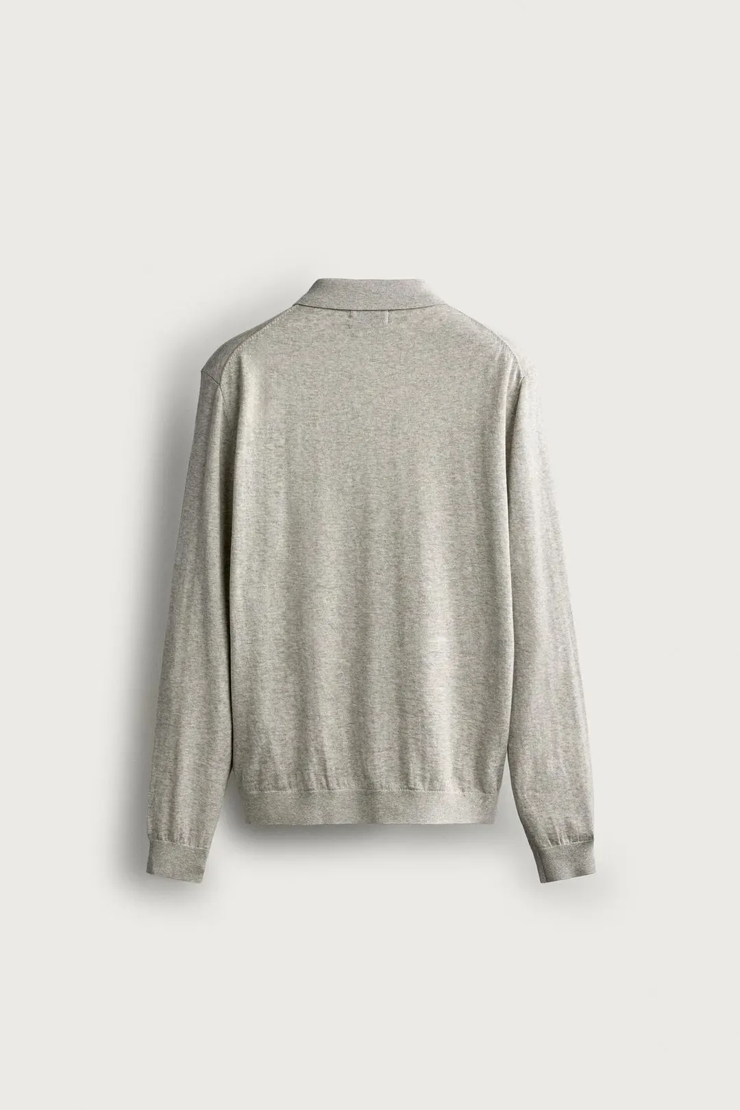 Вязаная футболка поло из хлопка и кашемира, Zara