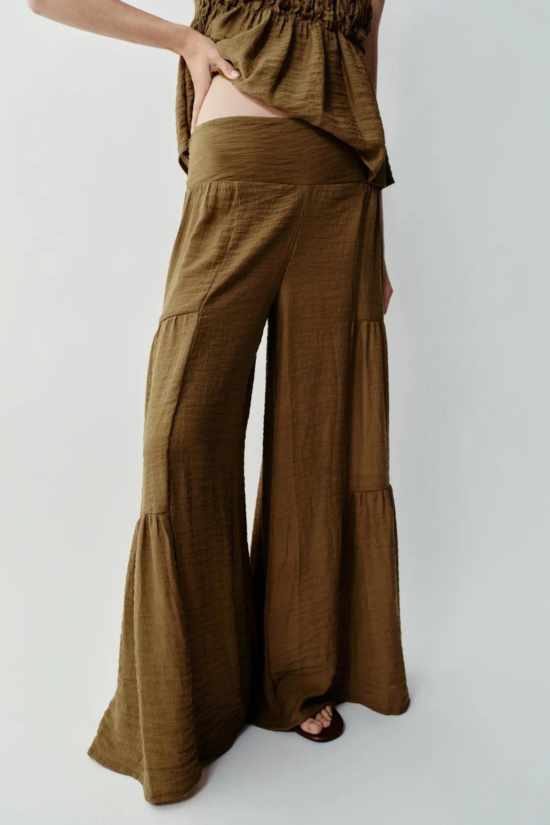 Брюки объемного кроя, Zara
