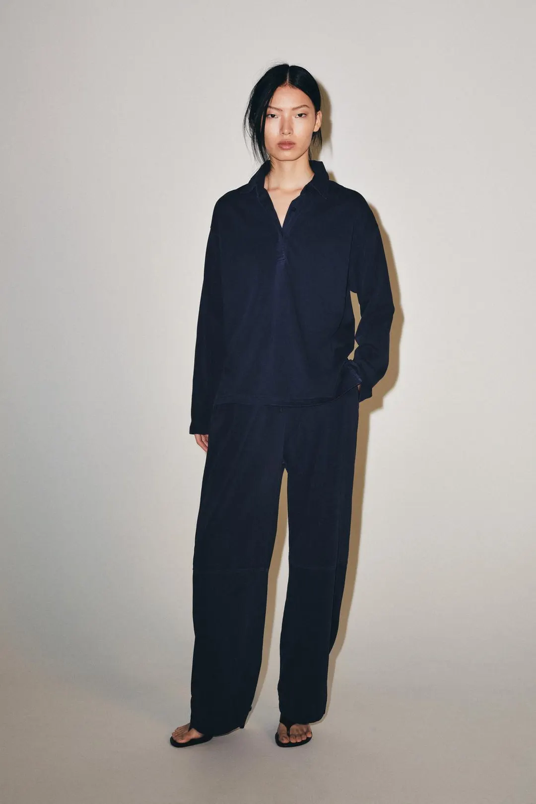 Поло оверсайз из хлопка, Zara