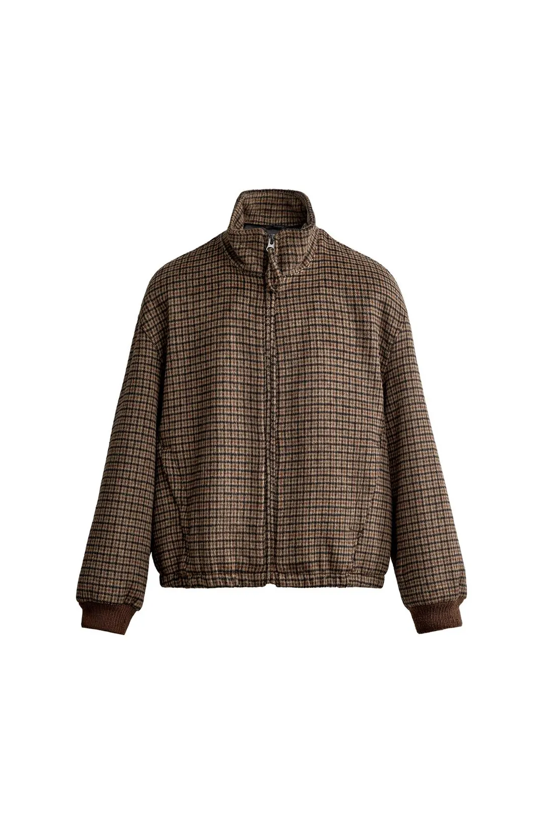 Утепленная куртка в клетку, Zara