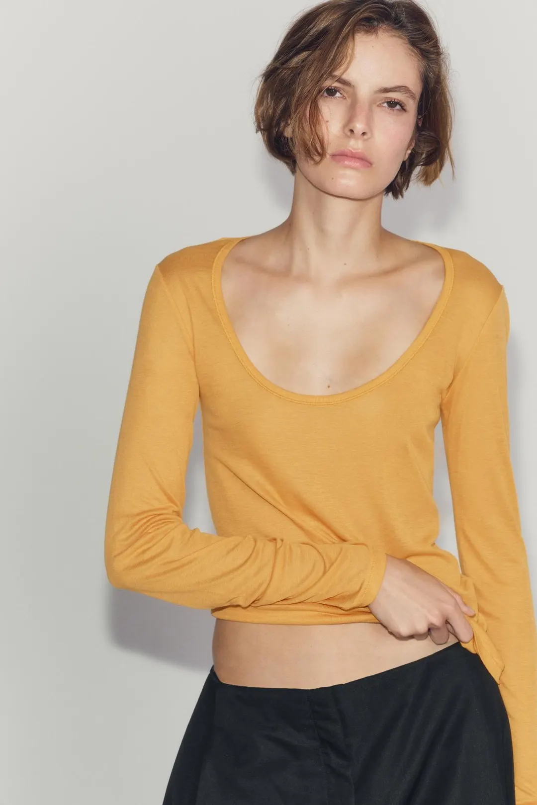Футболка с круглым вырезом, Zara
