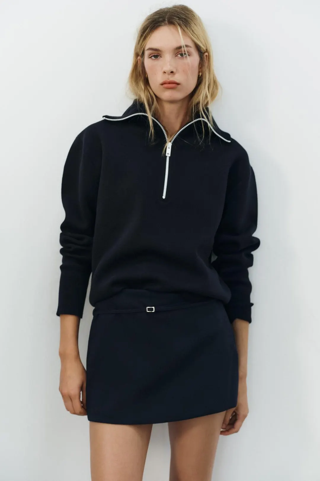 Юбка-шорты с ремнем, Zara