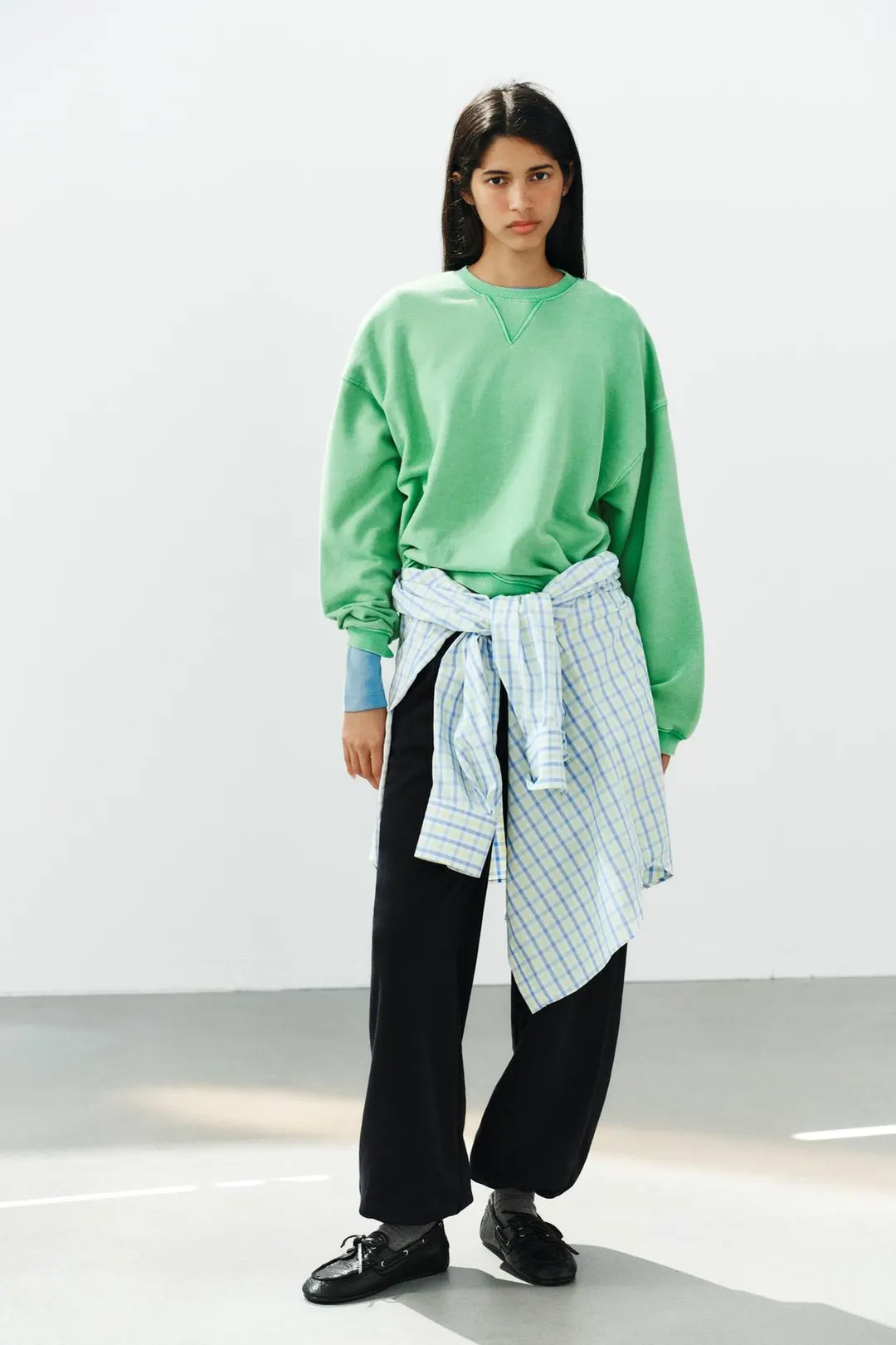 Свитшот с эффектом выцветания, Zara