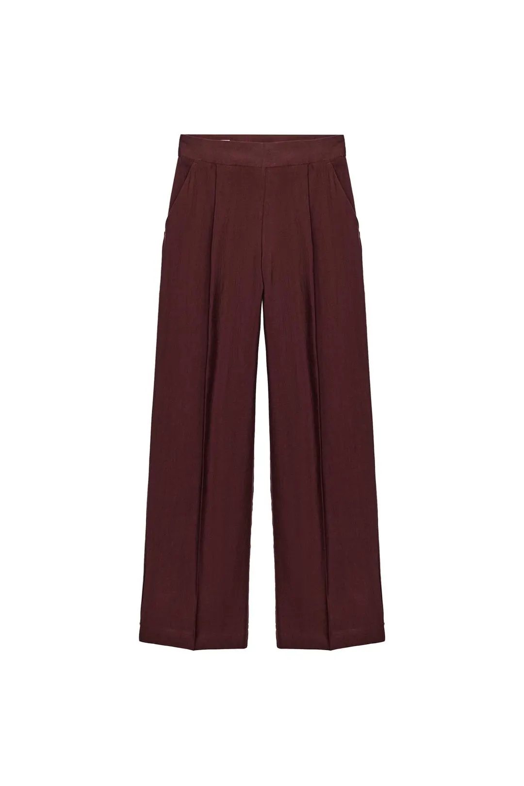 Брюки прямого кроя со складками, Zara