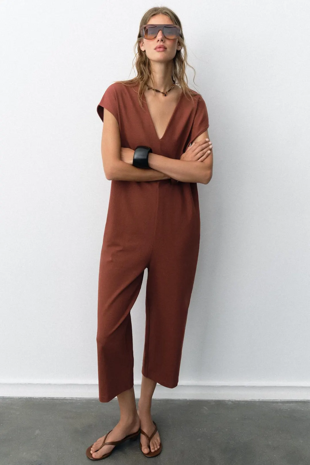 Комбинезон из плотного хлопка, Zara