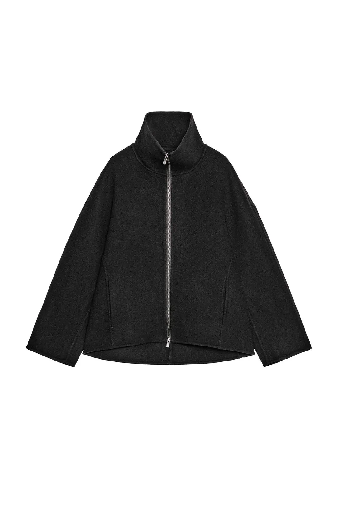 Короткое пальто из смесовой шерсти ZW Collection, Zara