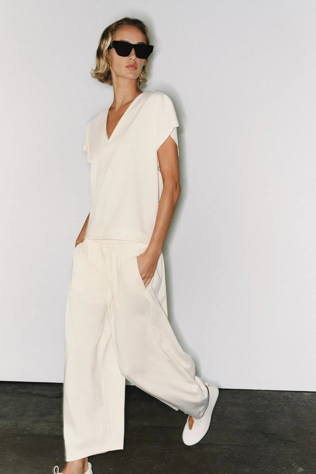 Брюки с прямыми штанинами, Zara