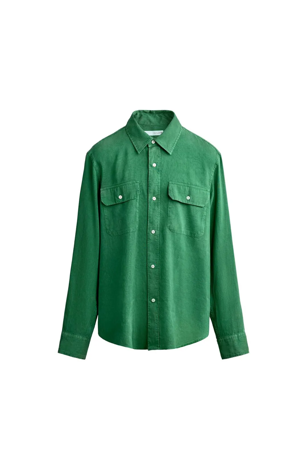 Рубашка струящаяся из льна и лиоцелла, Zara
