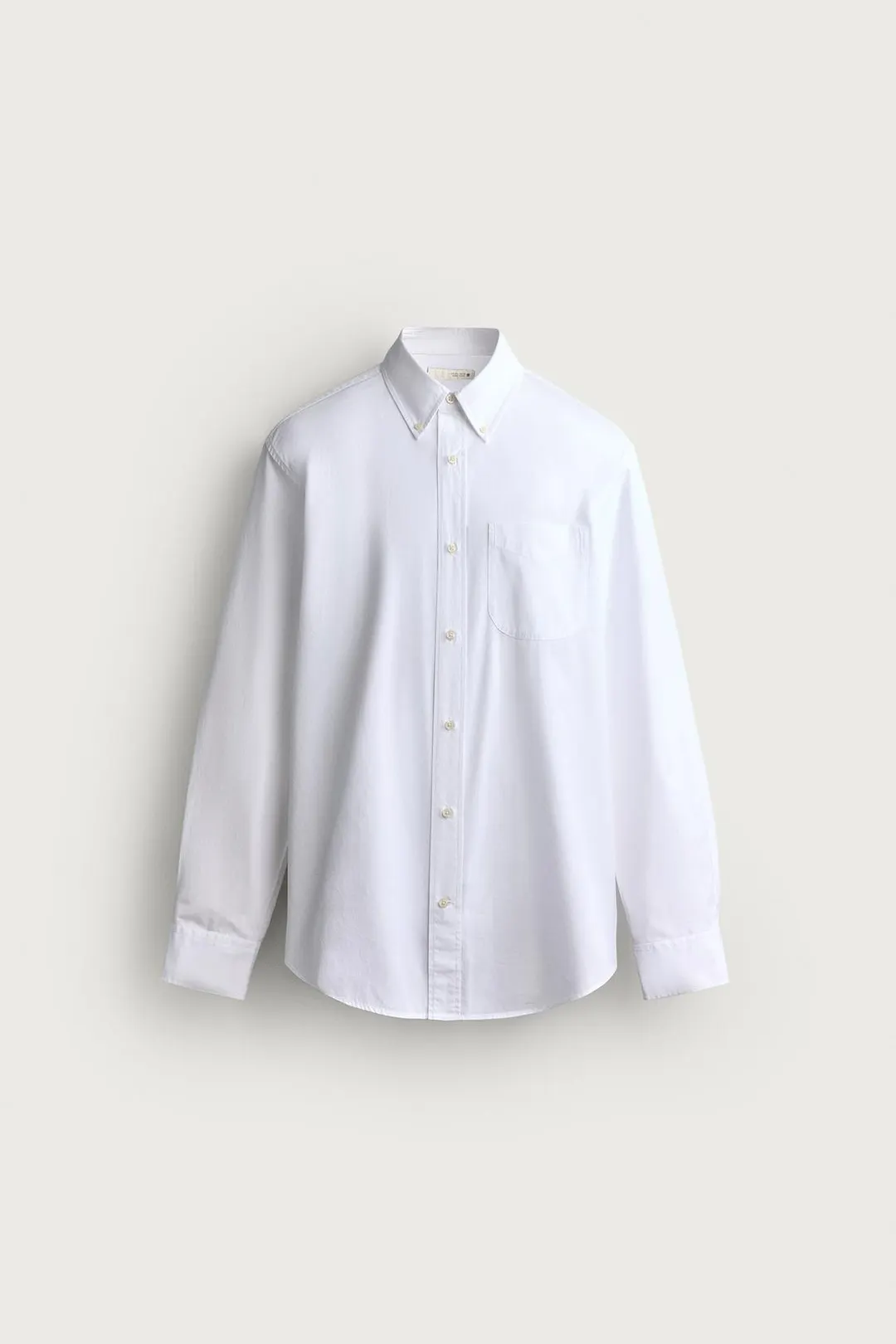 Хлопковая рубашка прямого кроя, Zara