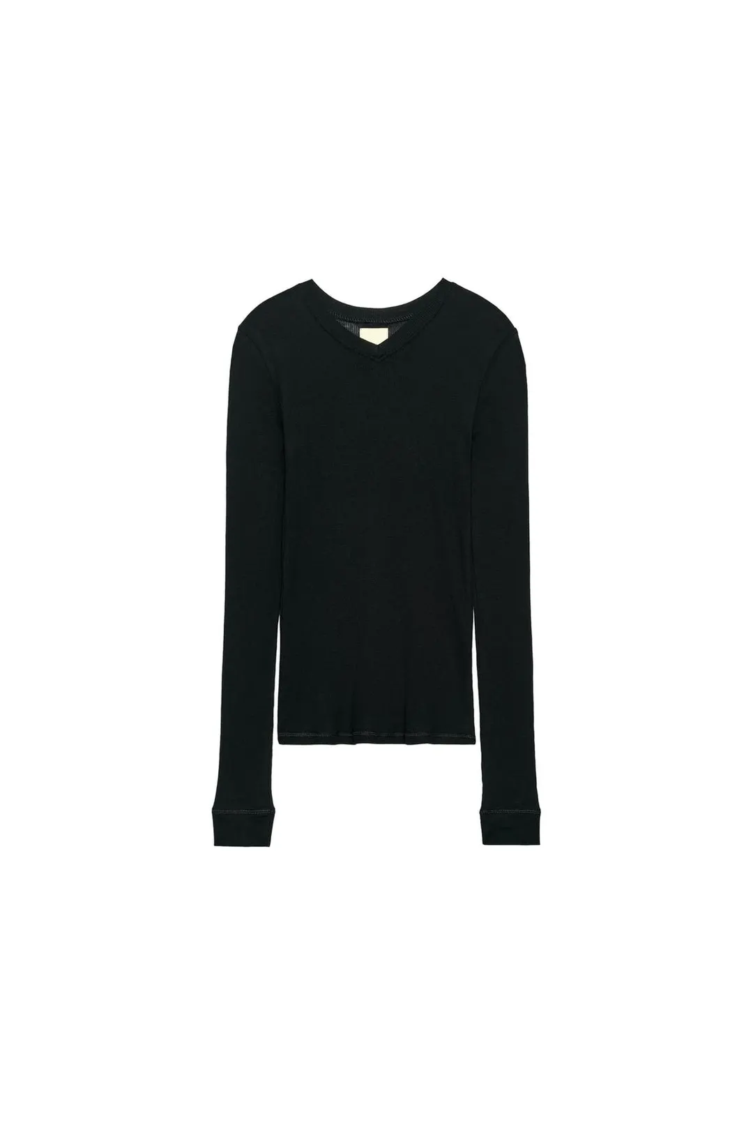 Футболка в рубчик из 100% хлопка, Zara