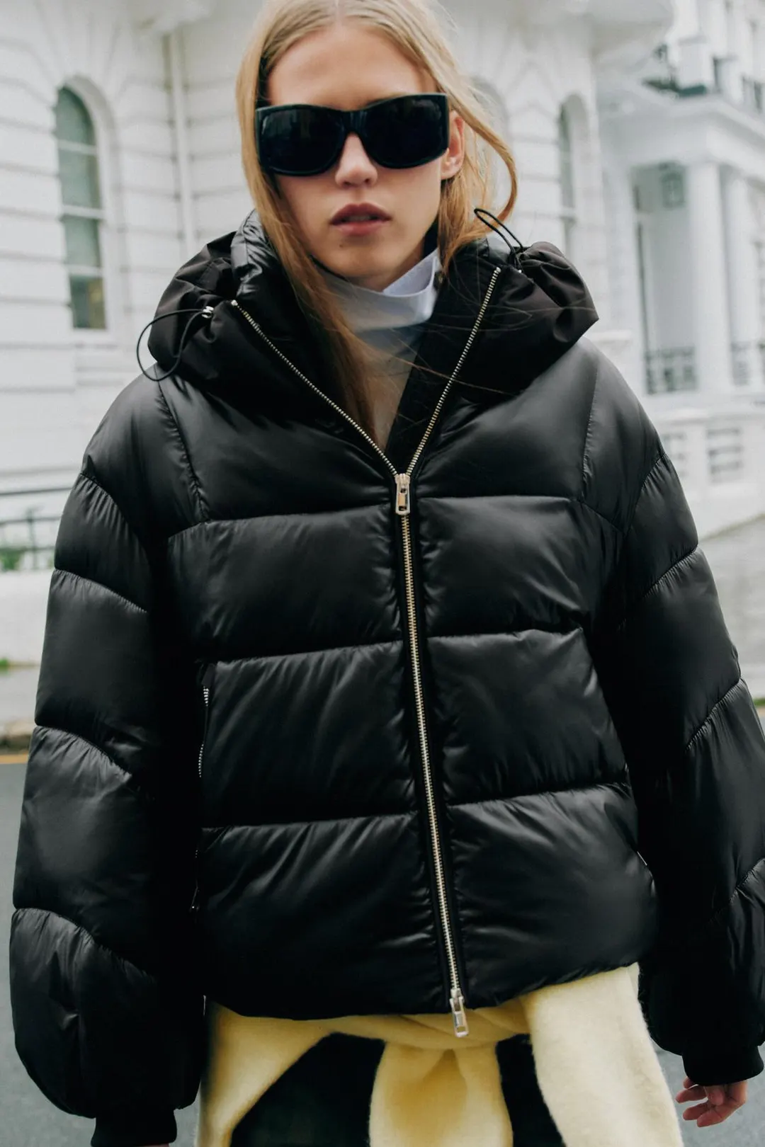 Утепленный водоотталкивающий анорак с капюшоном, Zara