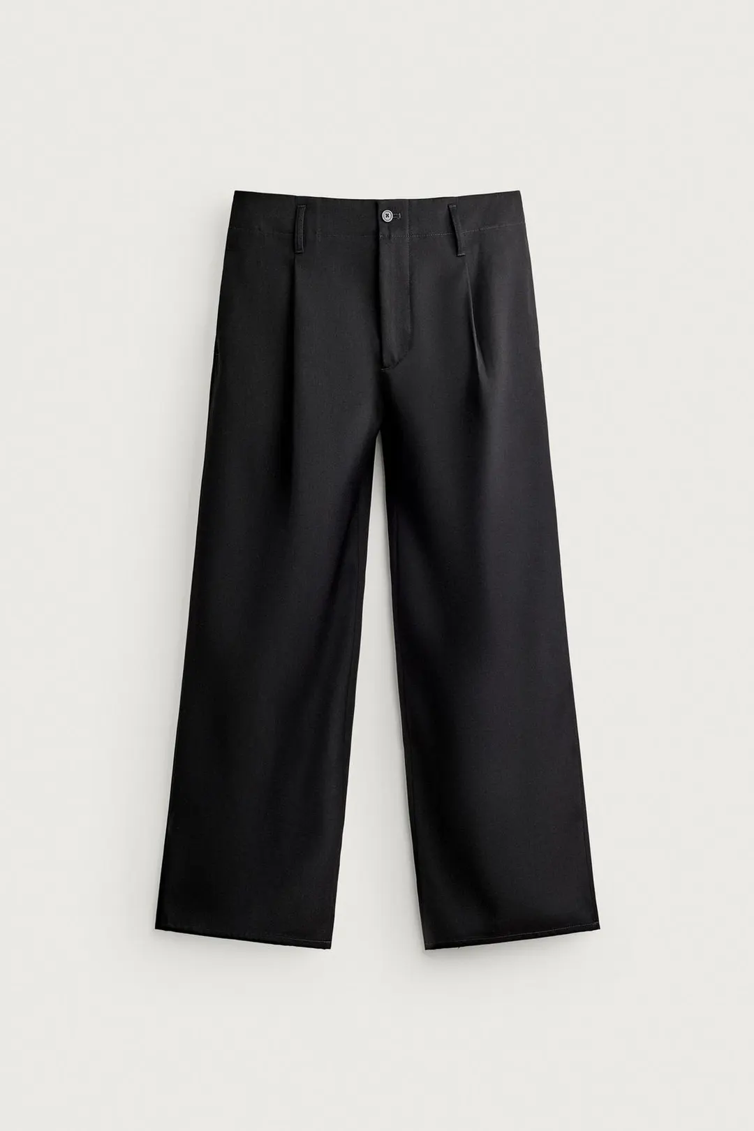 Костюмные брюки прямого кроя из 100% шерсти, Zara