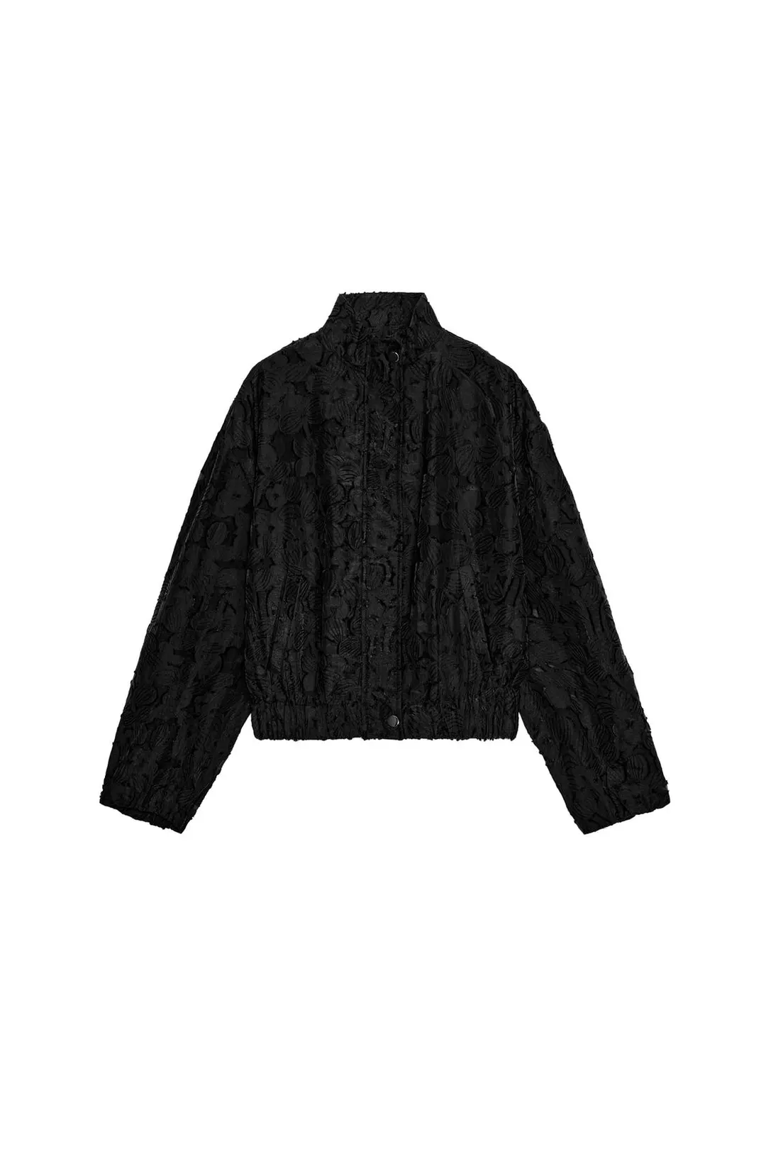 Бомбер из замши деворе, Zara