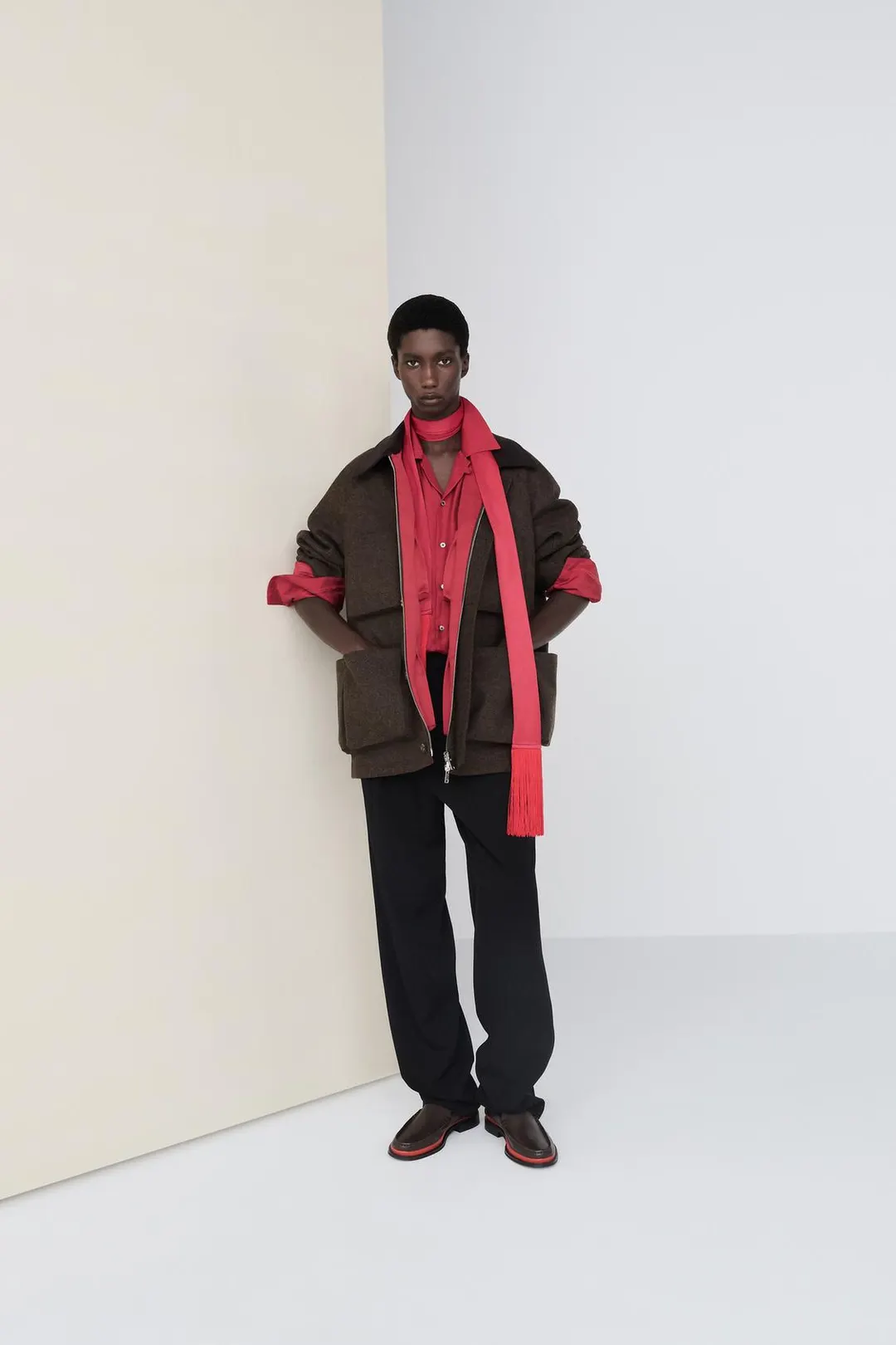 Двусторонняя куртка контрастного дизайна, Zara