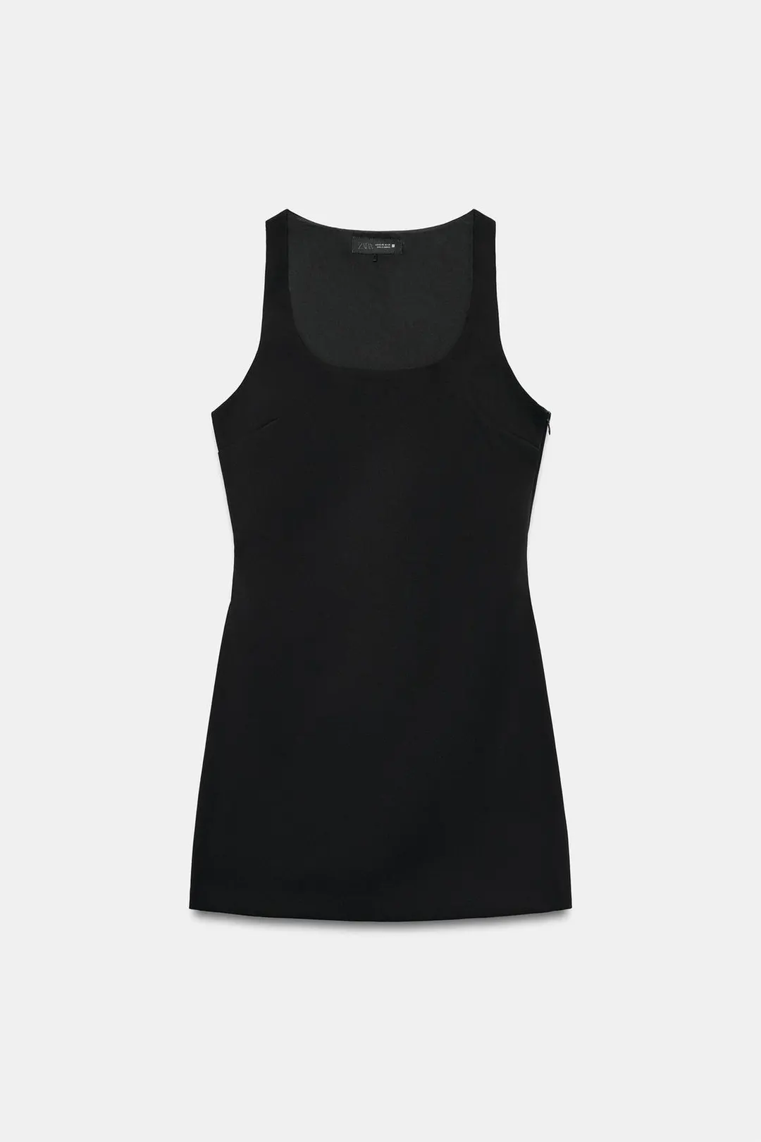 Короткое платье с вырезом на спине, Zara
