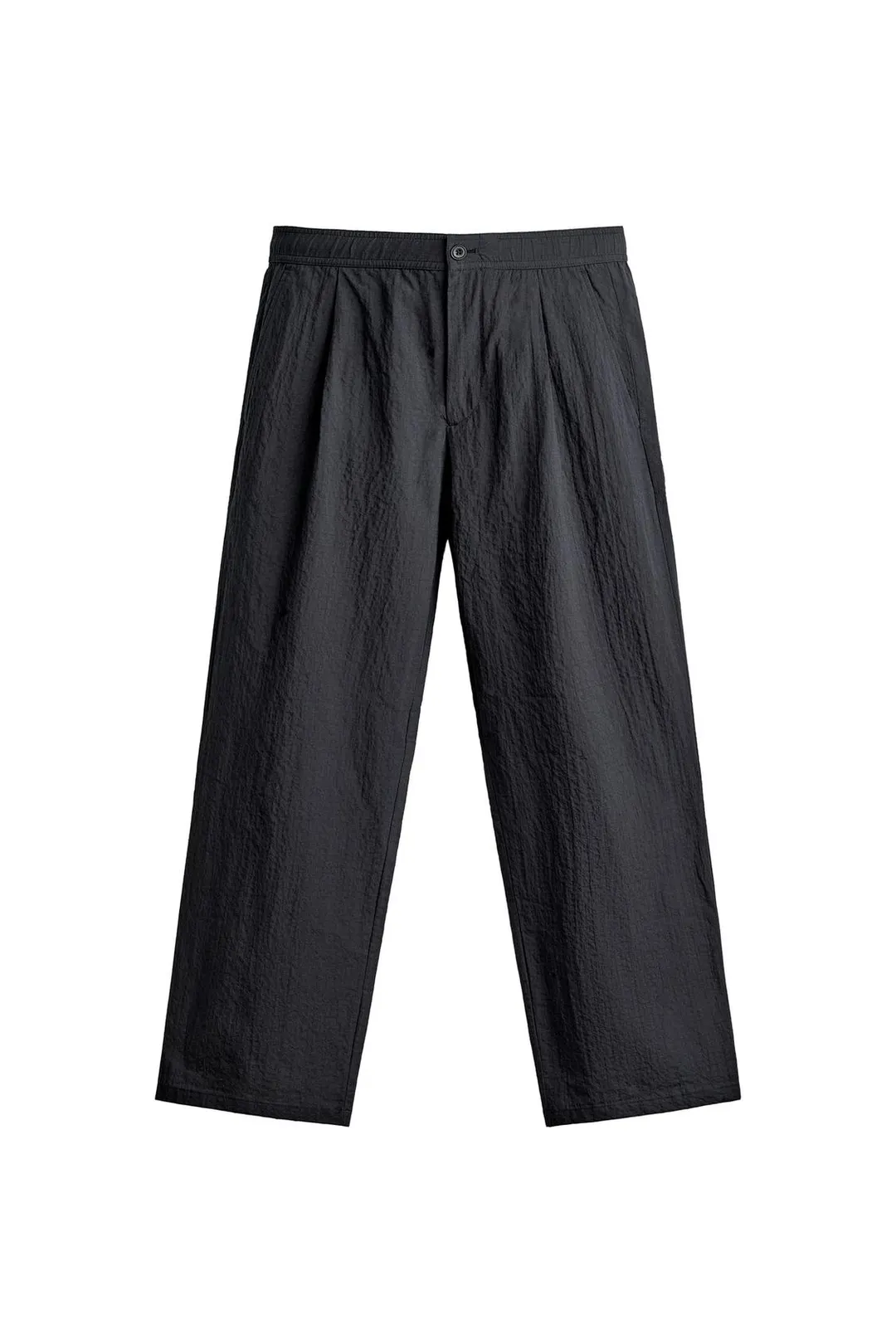 Брюки прямого кроя из сирсакера, Zara
