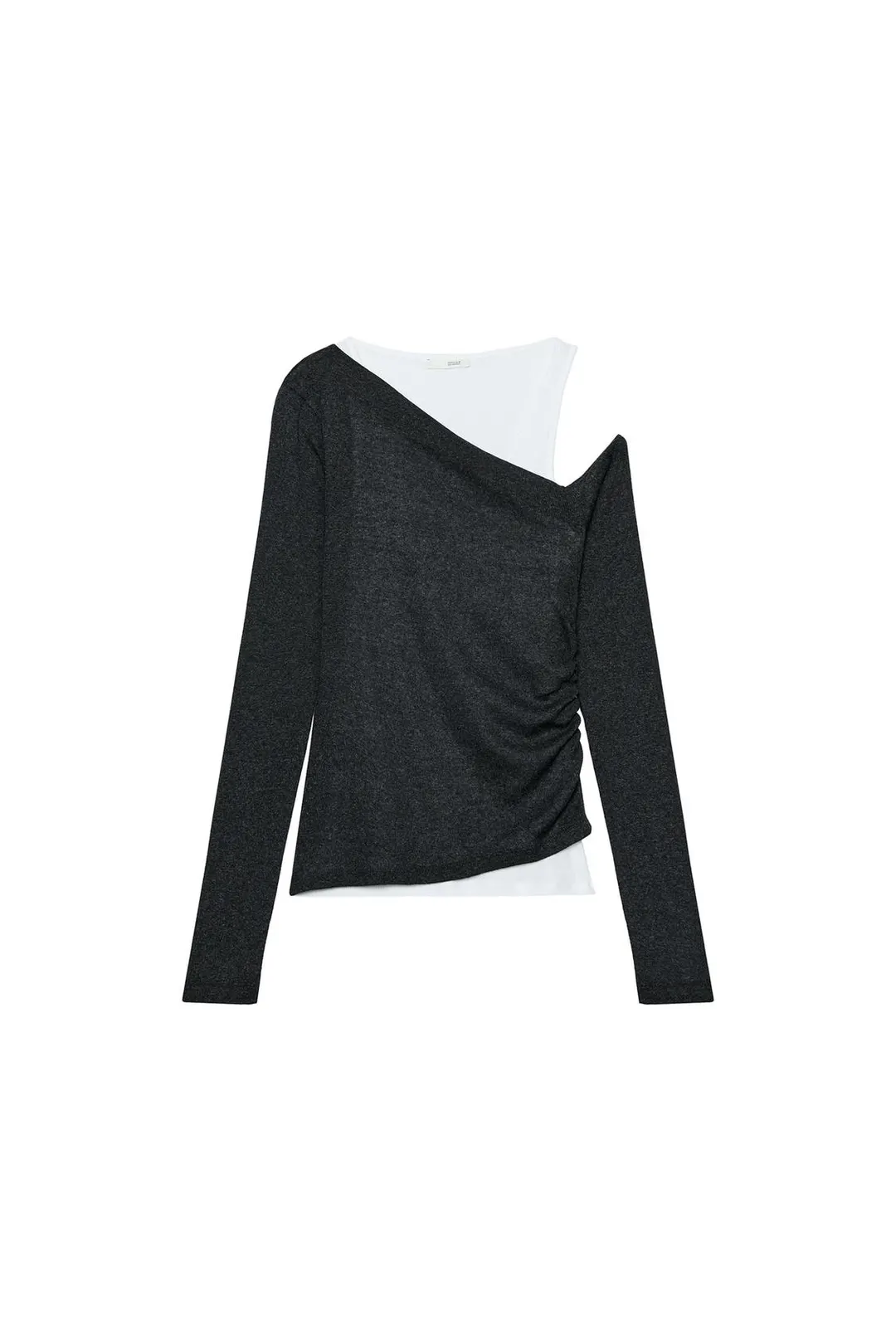 Топ с двойной драпировкой, Zara