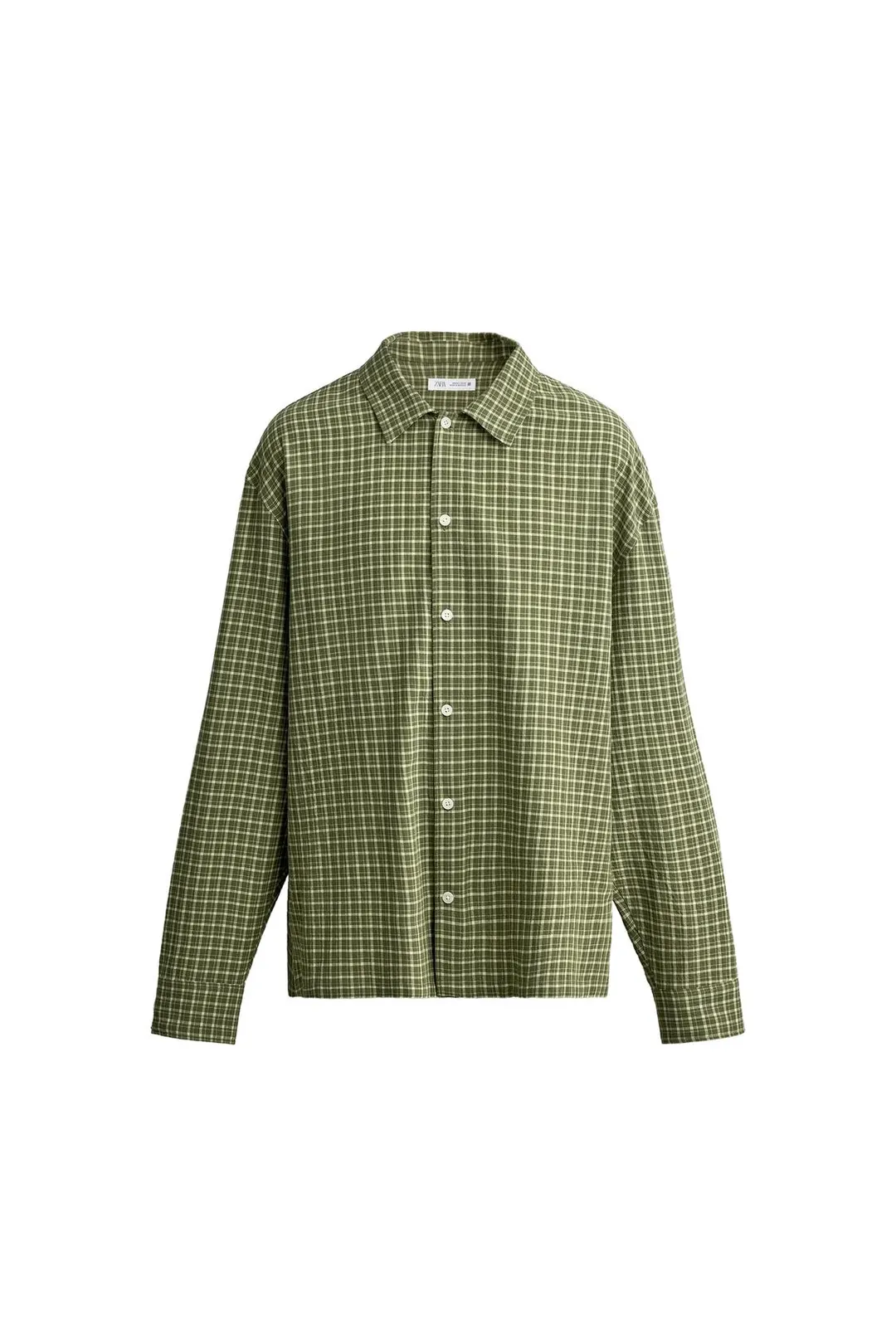 Рубашка струящаяся в клетку, Zara