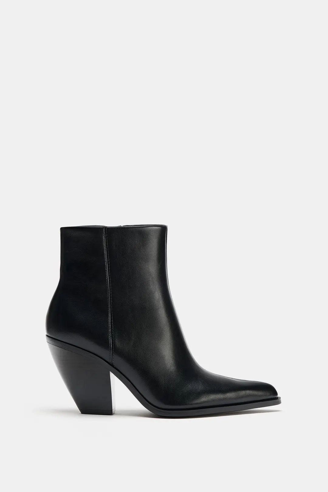 Ковбойские ботильоны на каблуке, Zara
