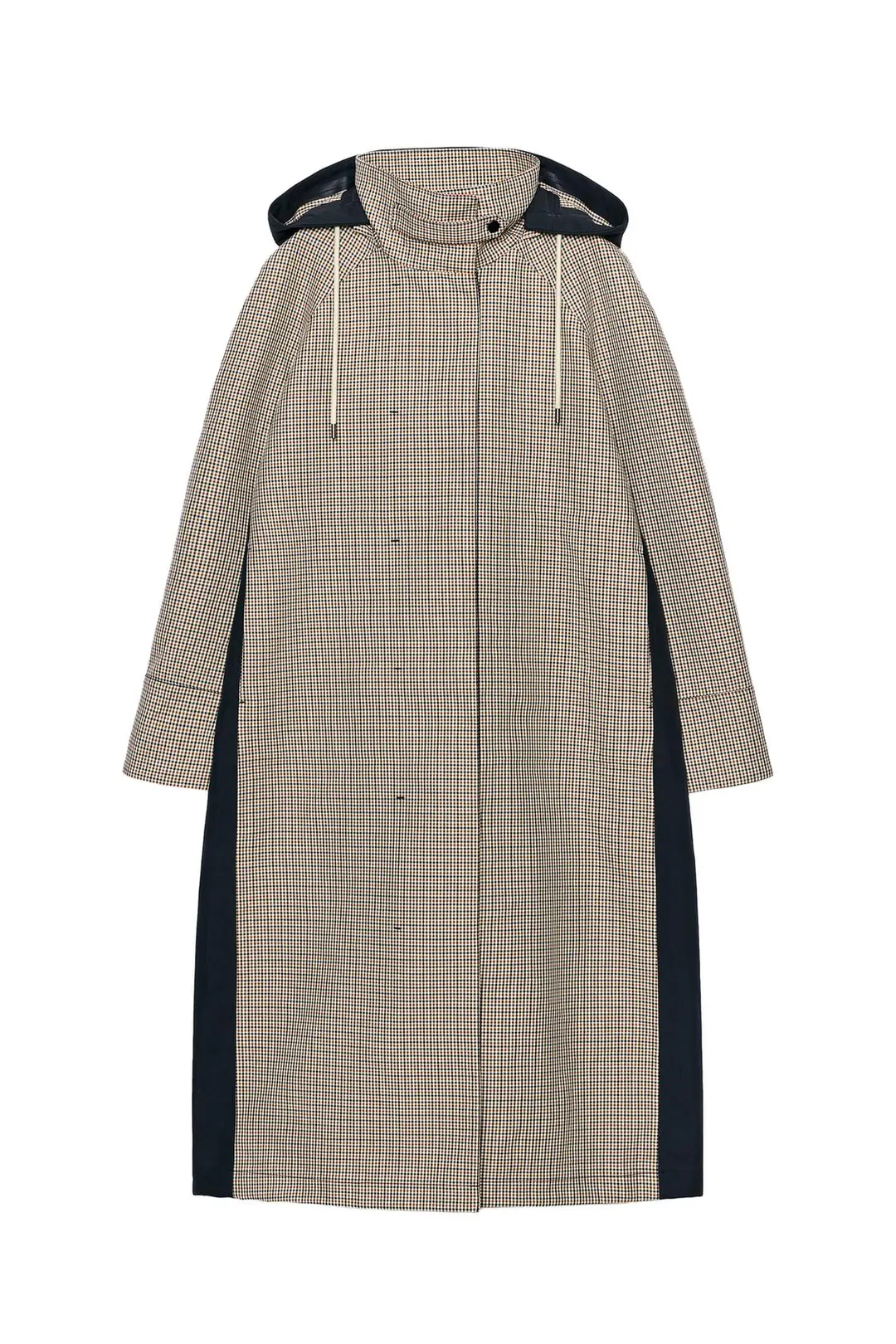 Длинный тренч в клетку ZW Collection, Zara