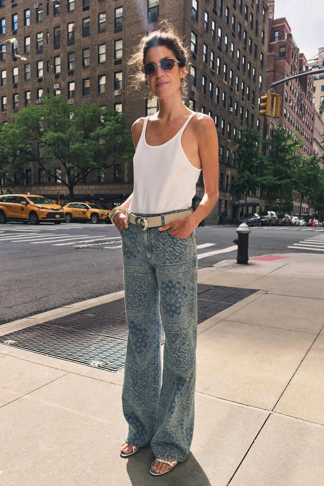Ремень из замшевого спилка с пряжкой-ракушкой, Zara