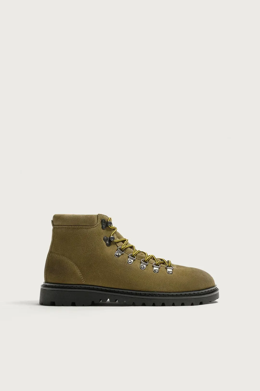 Треккинговые ботинки из кожи, Zara