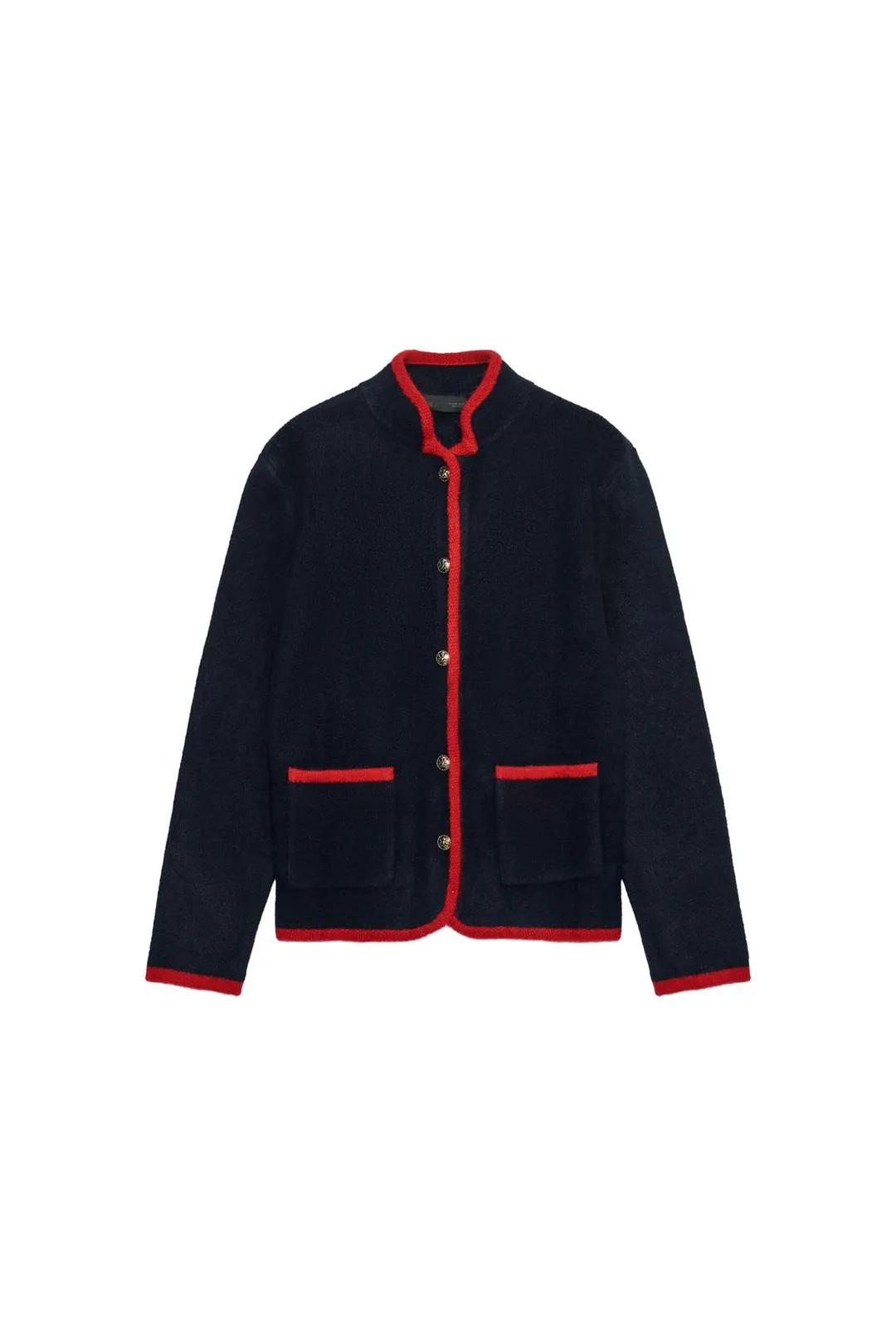 Кардиган с контрастной отделкой, Zara