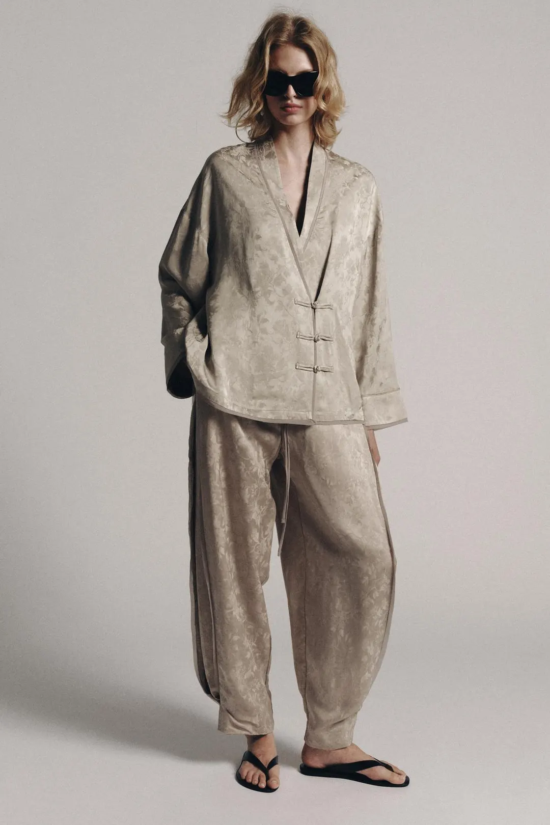 Брюки жаккардовые ZW Collection, Zara