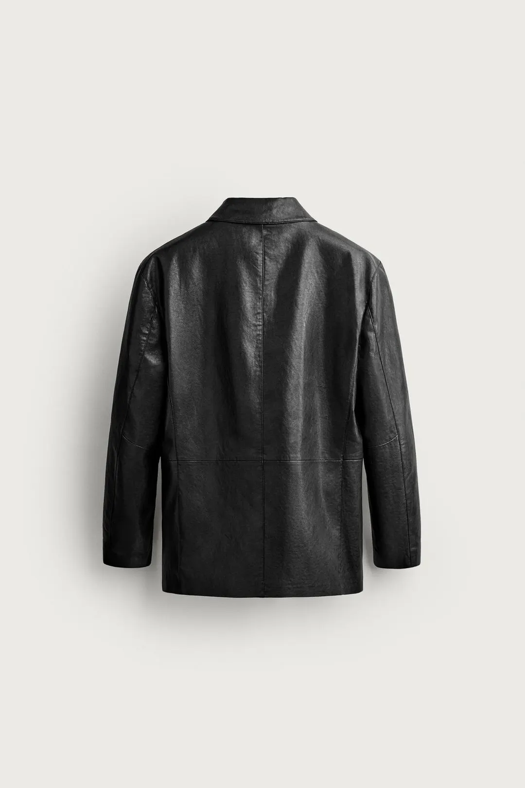 Рубашка верхняя свободного кроя под кожу, Zara