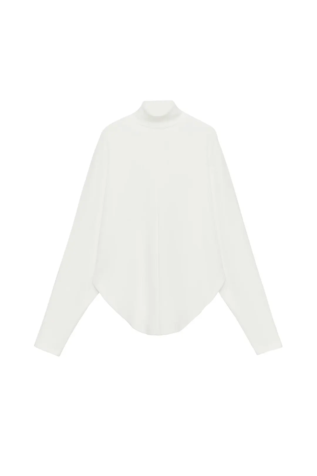 Топ асимметричный из мягкой ткани, Zara