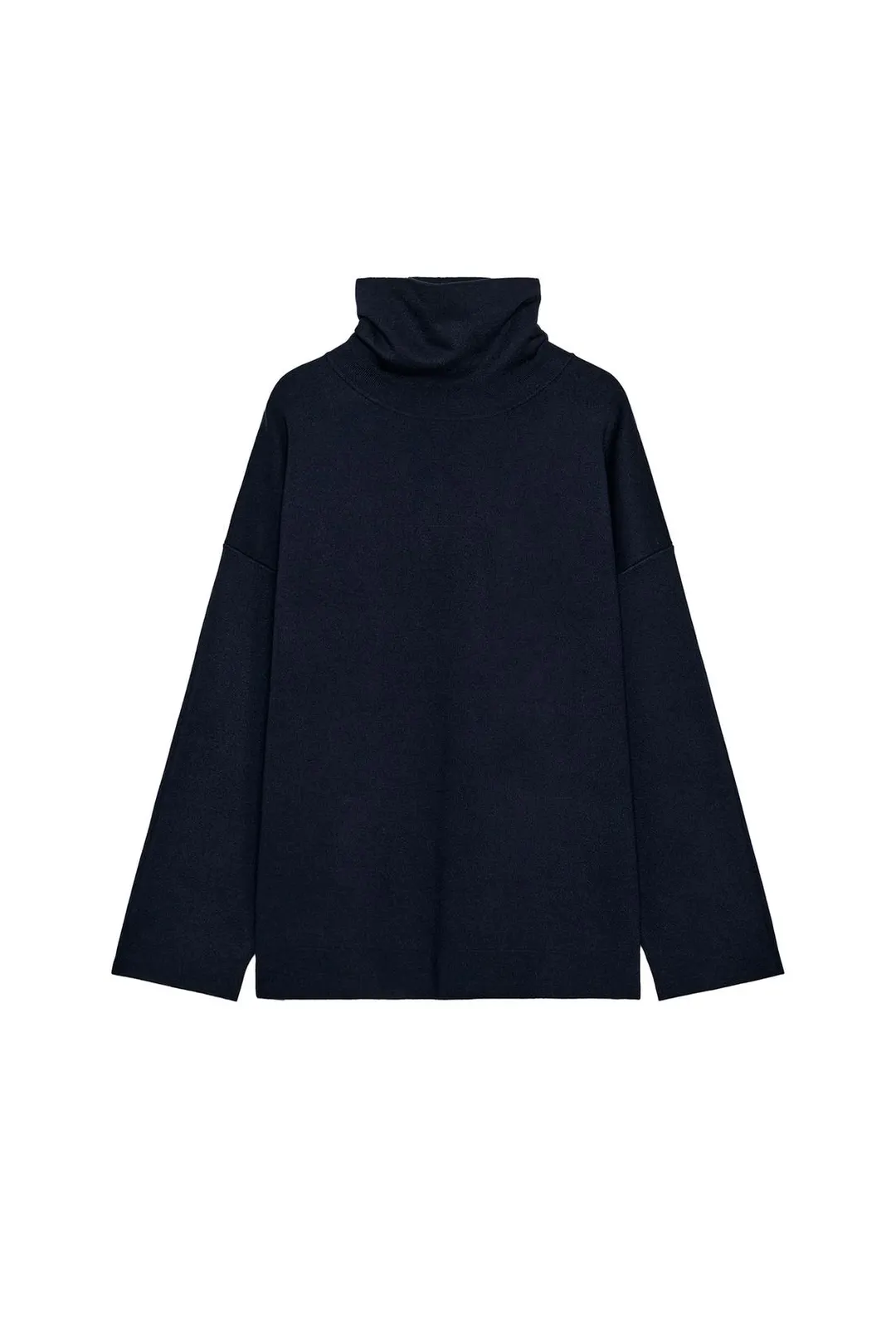 Вязаный свитер с высоким воротником, Zara
