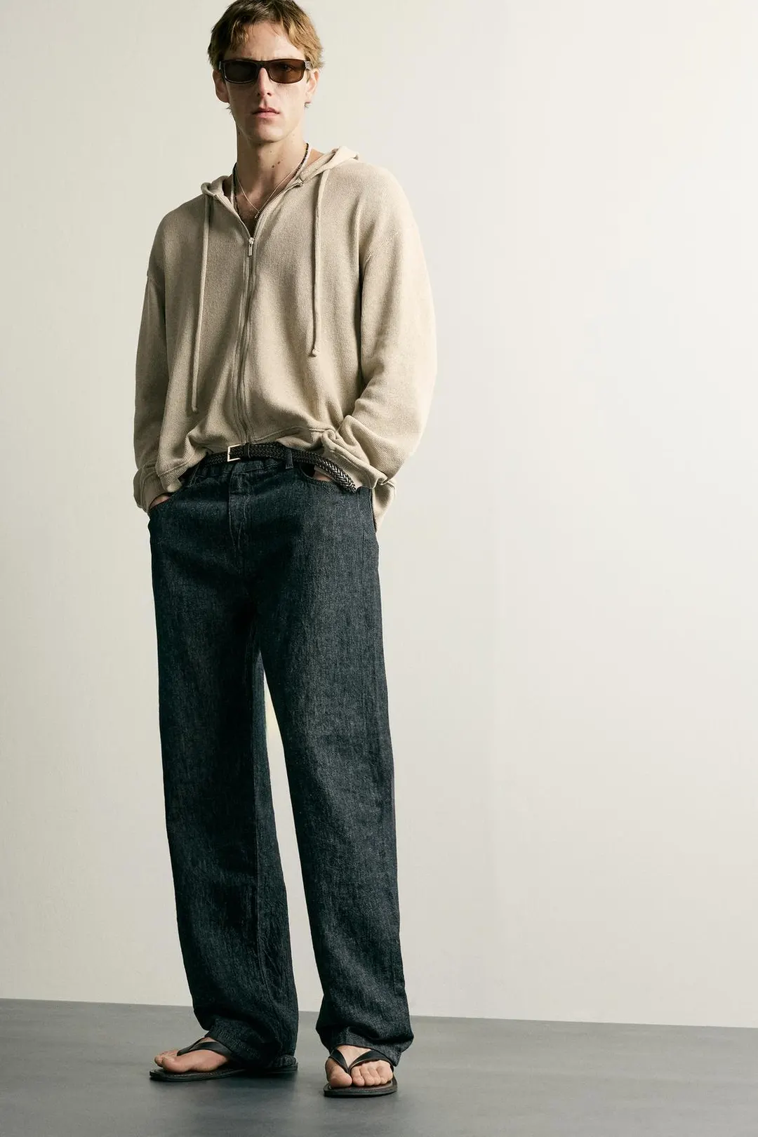 Худи вязаное свободного кроя, Zara