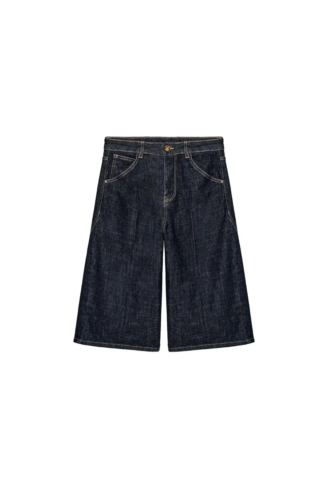 Бермуды джинсовые с высокой посадкой Z1975, Zara