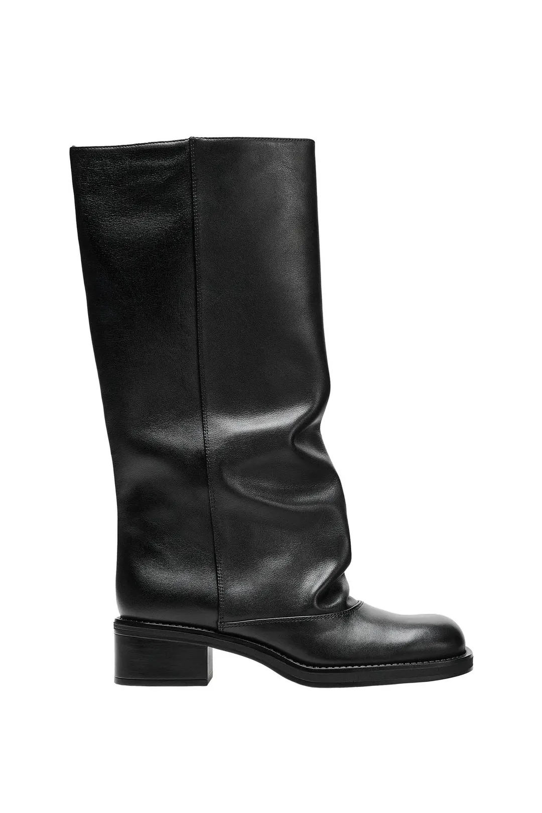 Кожаные байкерские сапоги, Zara